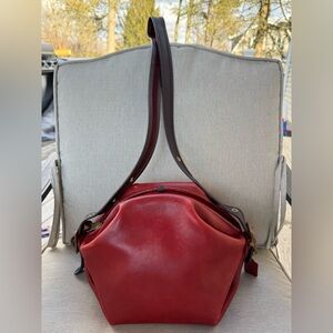 Coach Remixed Upside Down Vintage Duffle Sac Red/Mahogany - One of a Kind!